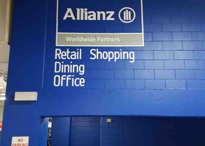allianz_hand_painted_signwriting_griffith_graphics_signs_brisbane