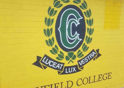 clayfiel_college_hand_painted_signwriting_griffith_graphics_signs_brisbane