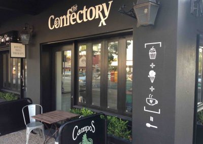 the_confectory_hand_painted_signwriting_griffith_graphics_signs_brisbane