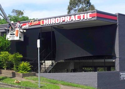 chiropractic_sign_installation_griffith_graphics_signs_brisbane