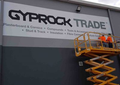 gyprock_sign_installation_griffith_graphics_signs_brisbane